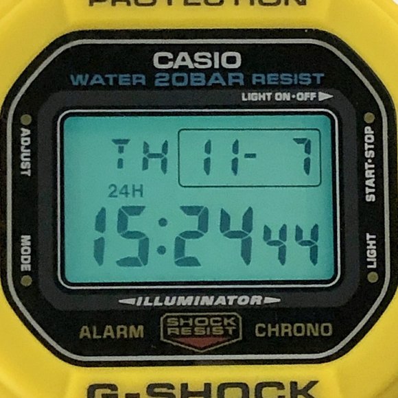 G-SHOCK CASIO Casio Watch DWE-5600R-9 Reprint Yellow Speed Early Color Reviva... - Picture 9 of 10